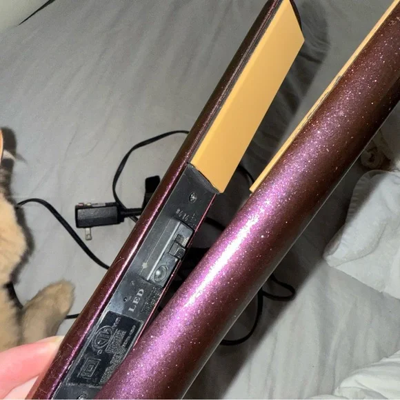 CHI Metallic Purple Flat Iron Hair Straightener - Picture 8 of 8